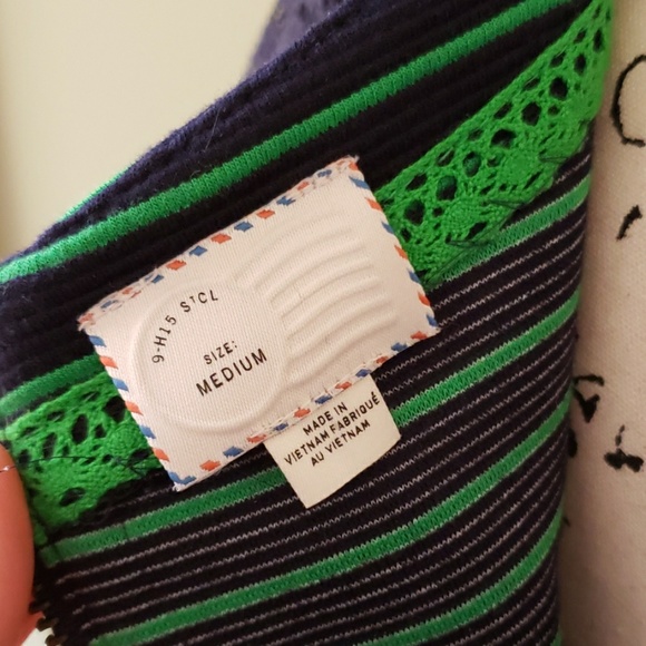 Anthropologie Postmark Blue and Green Shift - Picture 5 of 7
